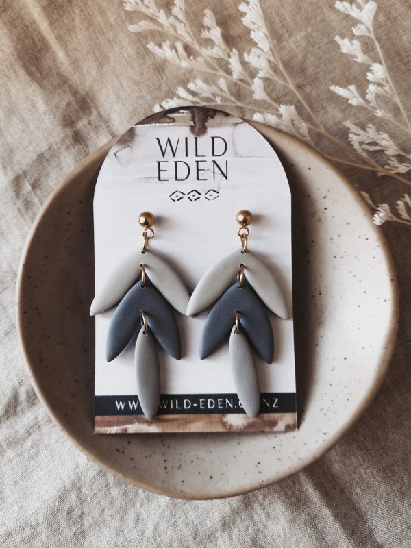 Classy Earrings for work wild eden handmade polymer clay earrings handmade jewellery new zealand cottage core spring winter summer cute earrings