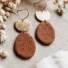 wild eden handmade polymer clay earrings handmade jewellery new zealand cottage core spring winter summer cute earrings
