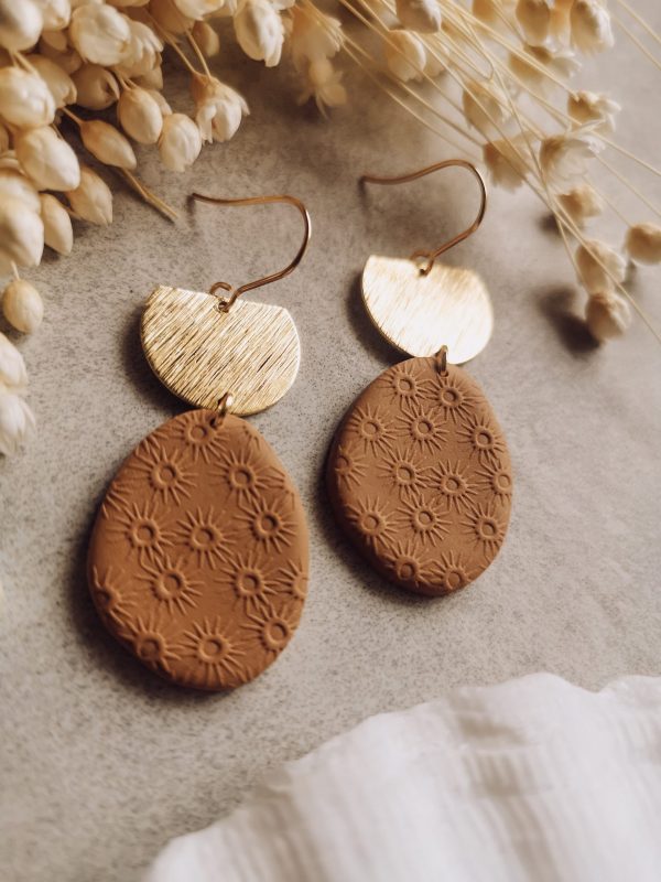 wild eden handmade polymer clay earrings handmade jewellery new zealand cottage core spring winter summer cute earrings