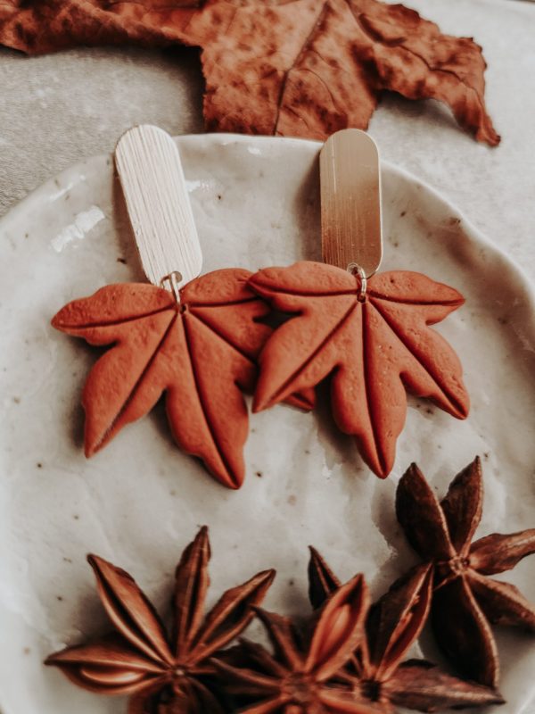 wild eden handmade polymer clay earrings handmade jewellery new zealand cottage core spring winter summer cute earrings