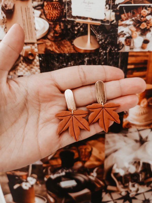 wild eden handmade polymer clay earrings handmade jewellery new zealand cottage core spring winter summer cute earrings