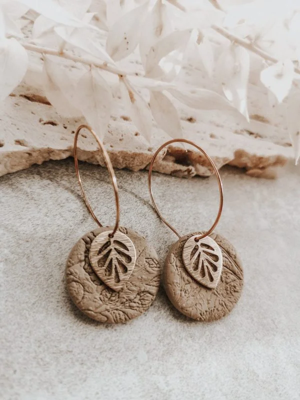 wild eden handmade polymer clay earrings handmade jewellery new zealand cottage core spring winter summer cute earrings