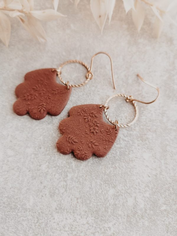 wild eden handmade polymer clay earrings handmade jewellery new zealand cottage core spring winter summer cute earrings