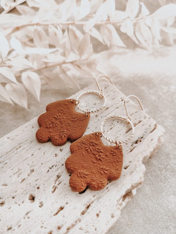 wild eden handmade polymer clay earrings handmade jewellery new zealand cottage core spring winter summer cute earrings