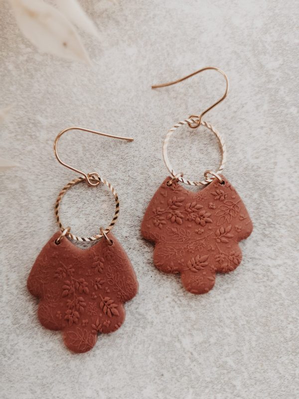 wild eden handmade polymer clay earrings handmade jewellery new zealand cottage core spring winter summer cute earrings